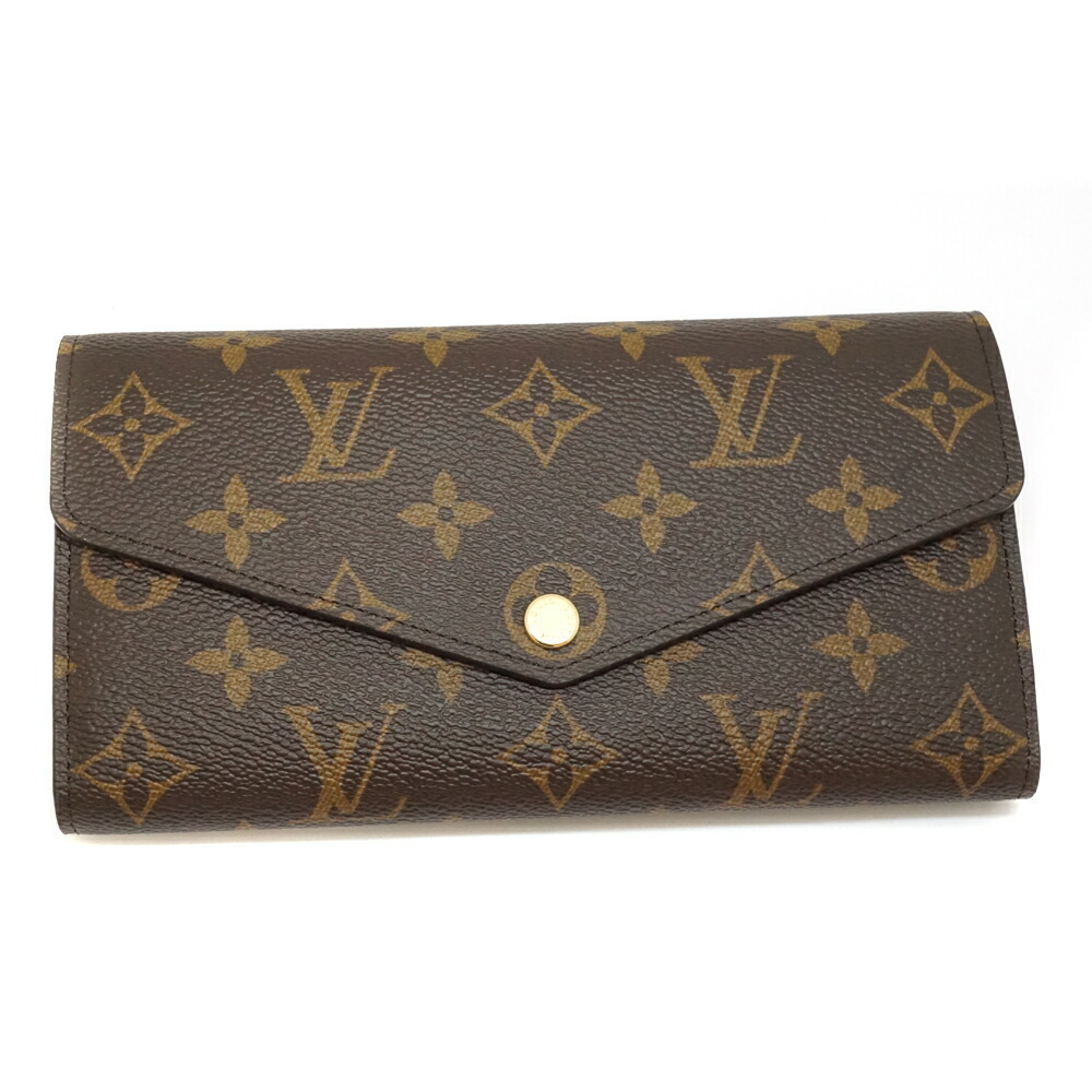 Louis Vuitton Monogram Sarah Portefeuille Wallet Zippered Long